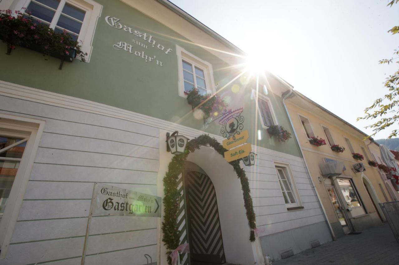 Gasthof Zum Mohrn Oberwoelz Stadt Buitenkant foto